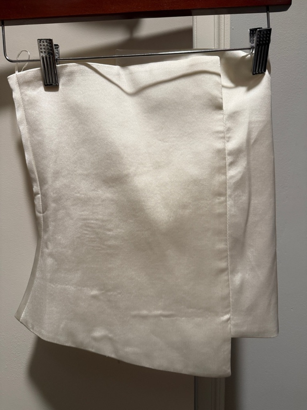 Zara Satin Structured Top